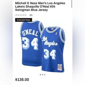 Mitchell & Ness Blue Swingman Jersey